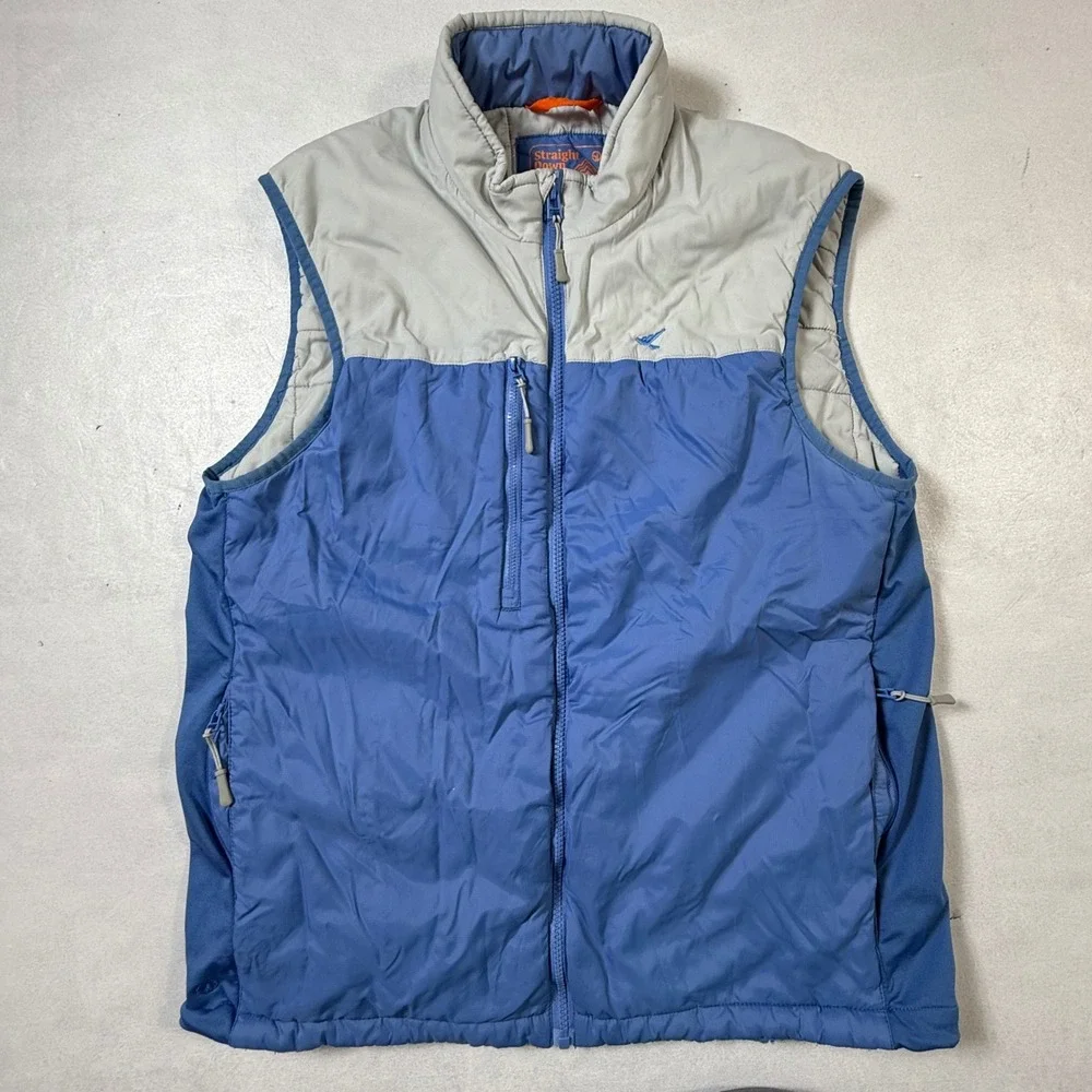 Straight Down‎ Puffer Vest Mens Large Lightweight Outdoor Adventure